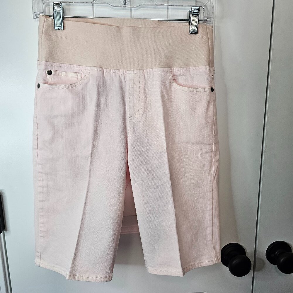 Foxcroft Candy Pink Pull-On Tummy Control long shorts sz 4